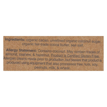 Hu - Dark Chocolate Bar Salty - Case Of 12 - 2.1 Oz - Maras Green
