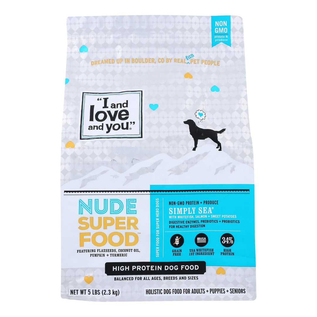 I And Love And You Dog Dry Food Simply Sea Recipe - Case Of 3 - 5 Lb - Maras Green
