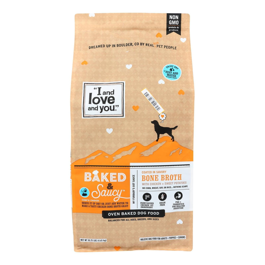 I And Love And You - Dog Food Baked Saucy Ckn - Case Of 1 - 10.25 Lb - Maras Green
