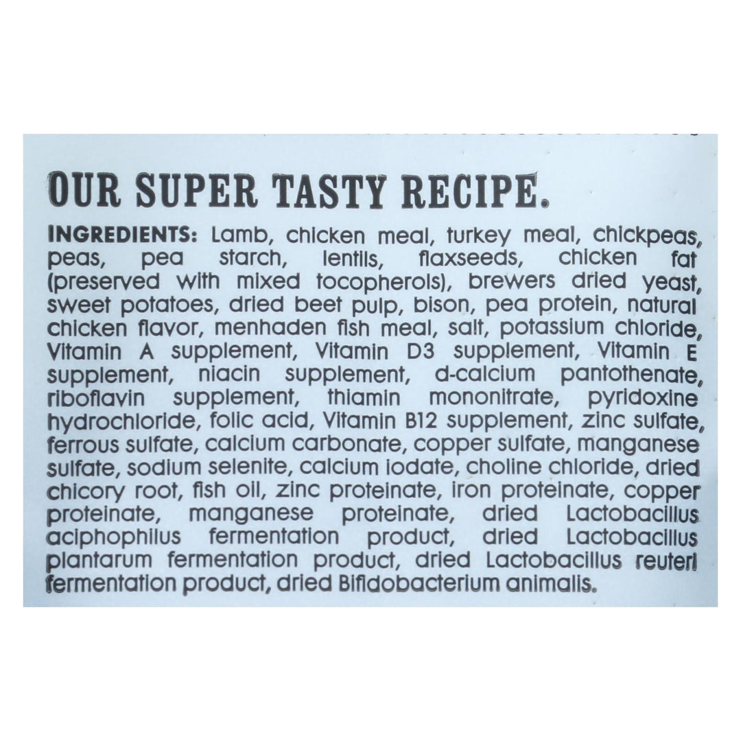 I And Love And You - Dog Kibble Lamb And Bison - Case Of 4 - 4 Lb - Maras Green