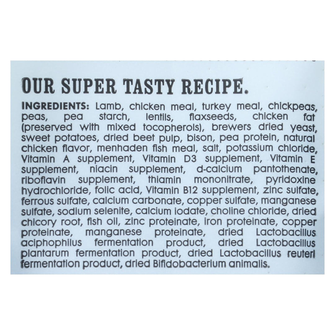 I And Love And You - Dog Kibble Lamb And Bison - Case Of 4 - 4 Lb - Maras Green