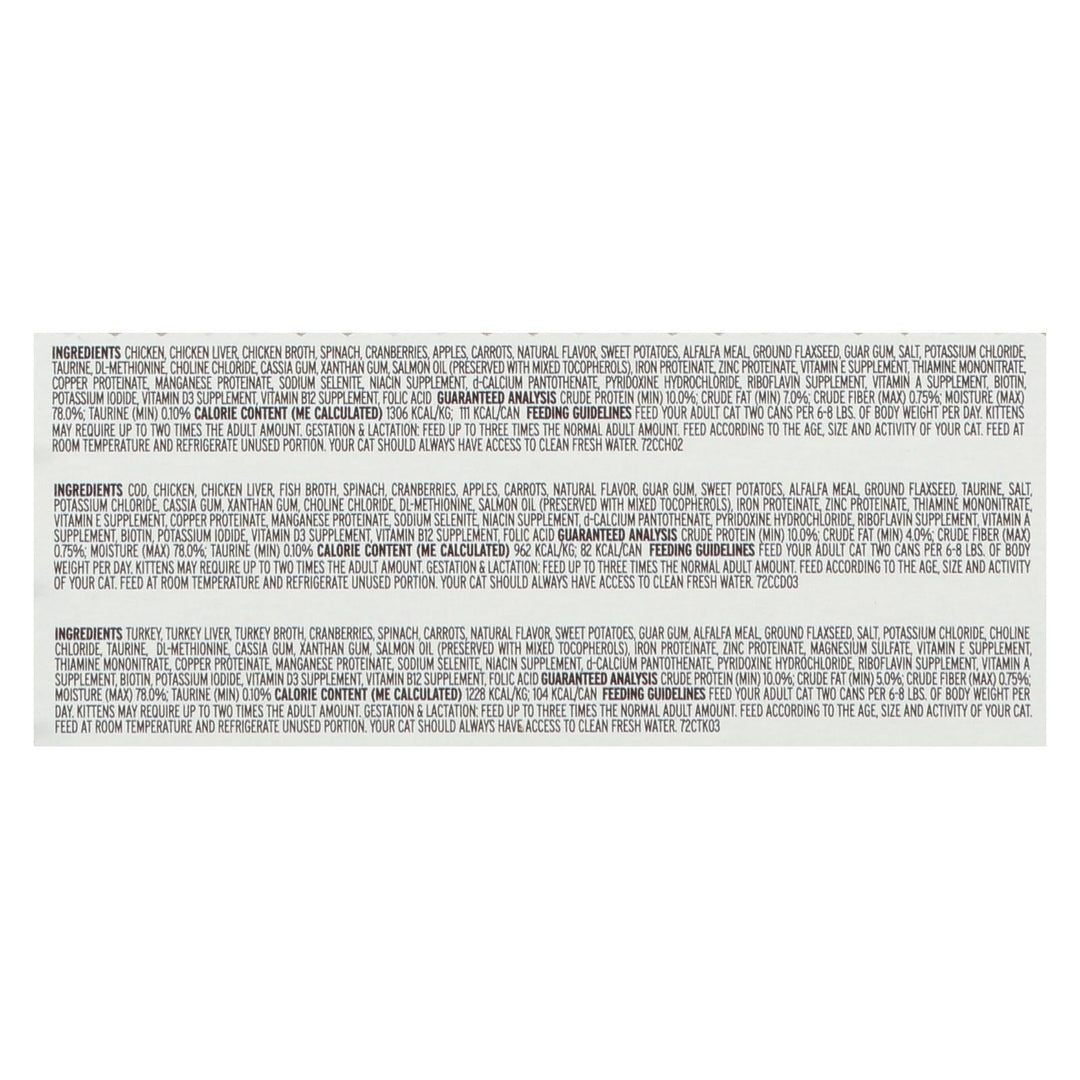 I And Love And You Holistic Food For Cats - Case Of 4 - 12/3 Oz - Maras Green