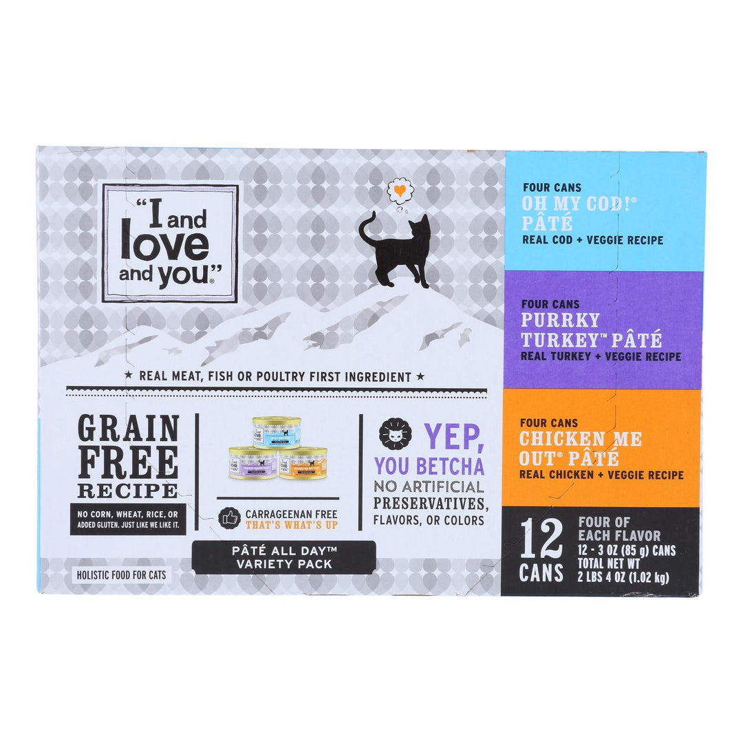 I And Love And You Holistic Food For Cats - Case Of 4 - 12/3 Oz - Maras Green