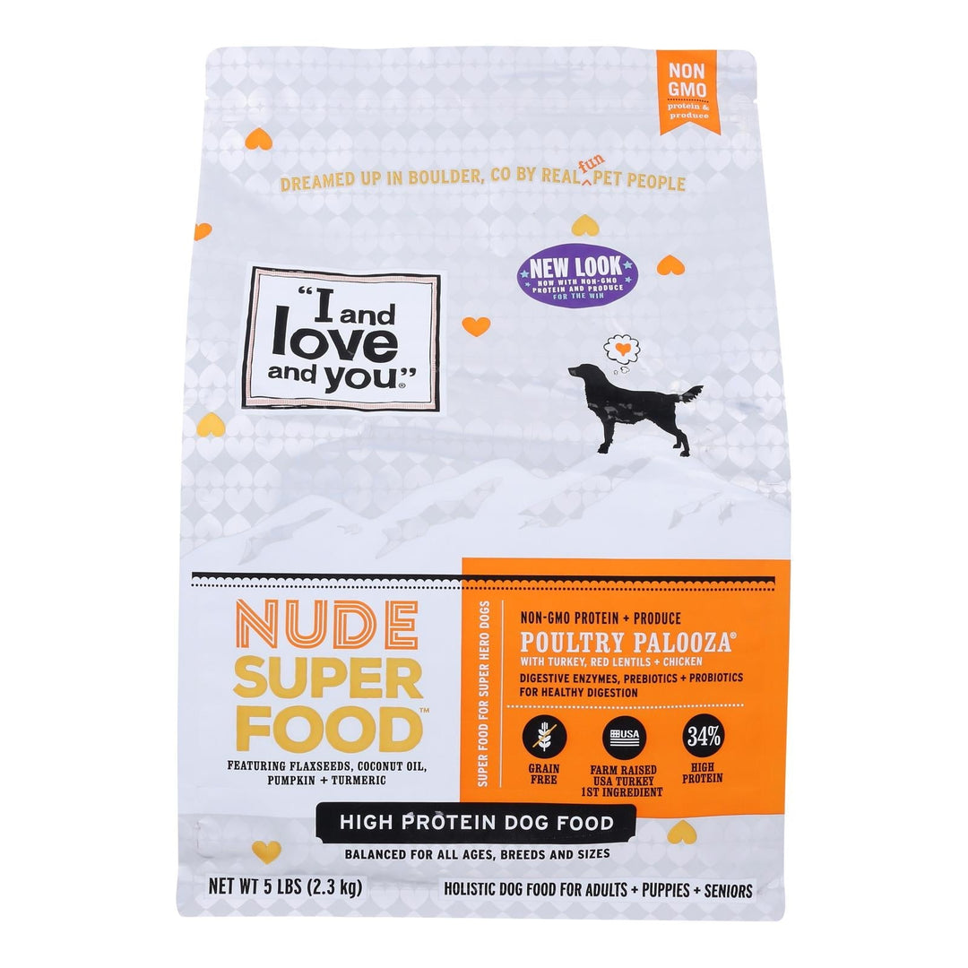 I And Love And You Nude Food - Poultry Palooz.a - Case Of 3 - 5 Lb. - Maras Green