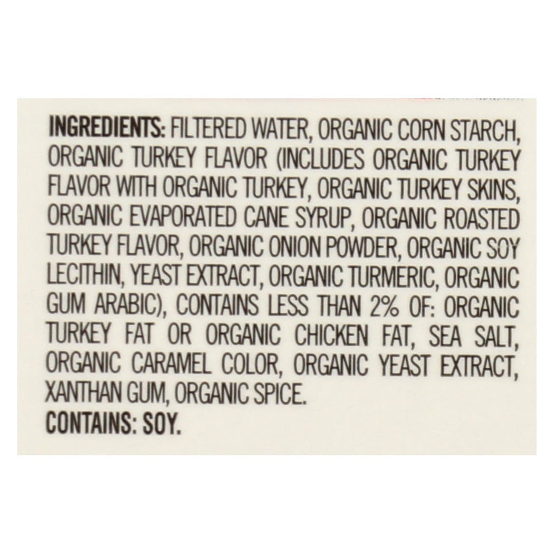 Imagine Foods Organic Roasted Turkey Gravy - Case Of 12 - 13.5 Fz - Maras Green