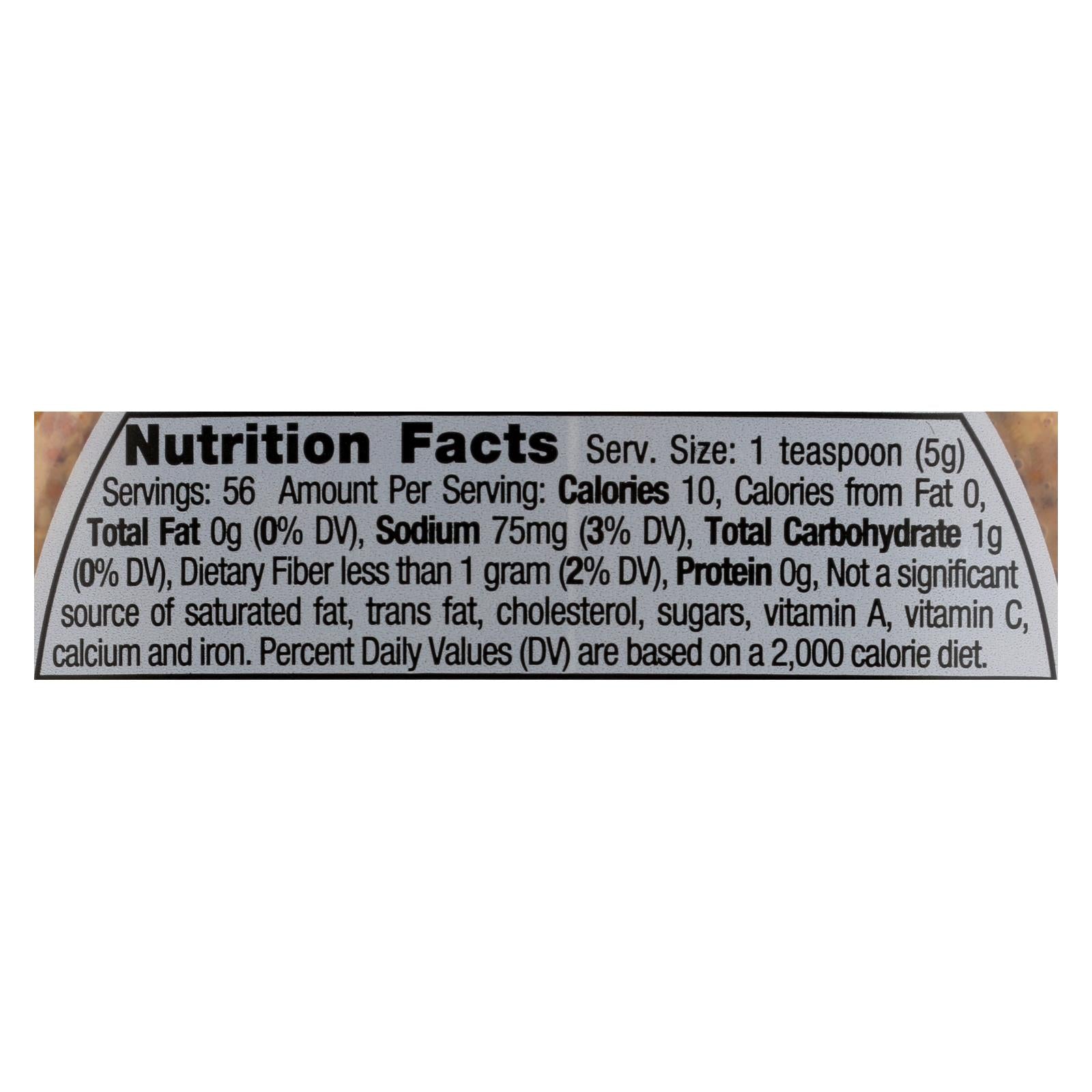 Inglehoffer - Mustard - Original Stone Ground - Case Of 6 - 10 Oz. - Maras Green