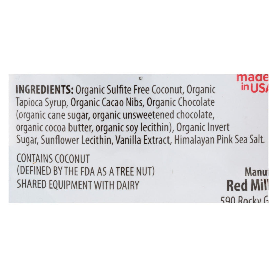 Jennies Coconut Bites - Organic - Cacao Chocolate - Case Of 6 - 5.25 Oz - Maras Green