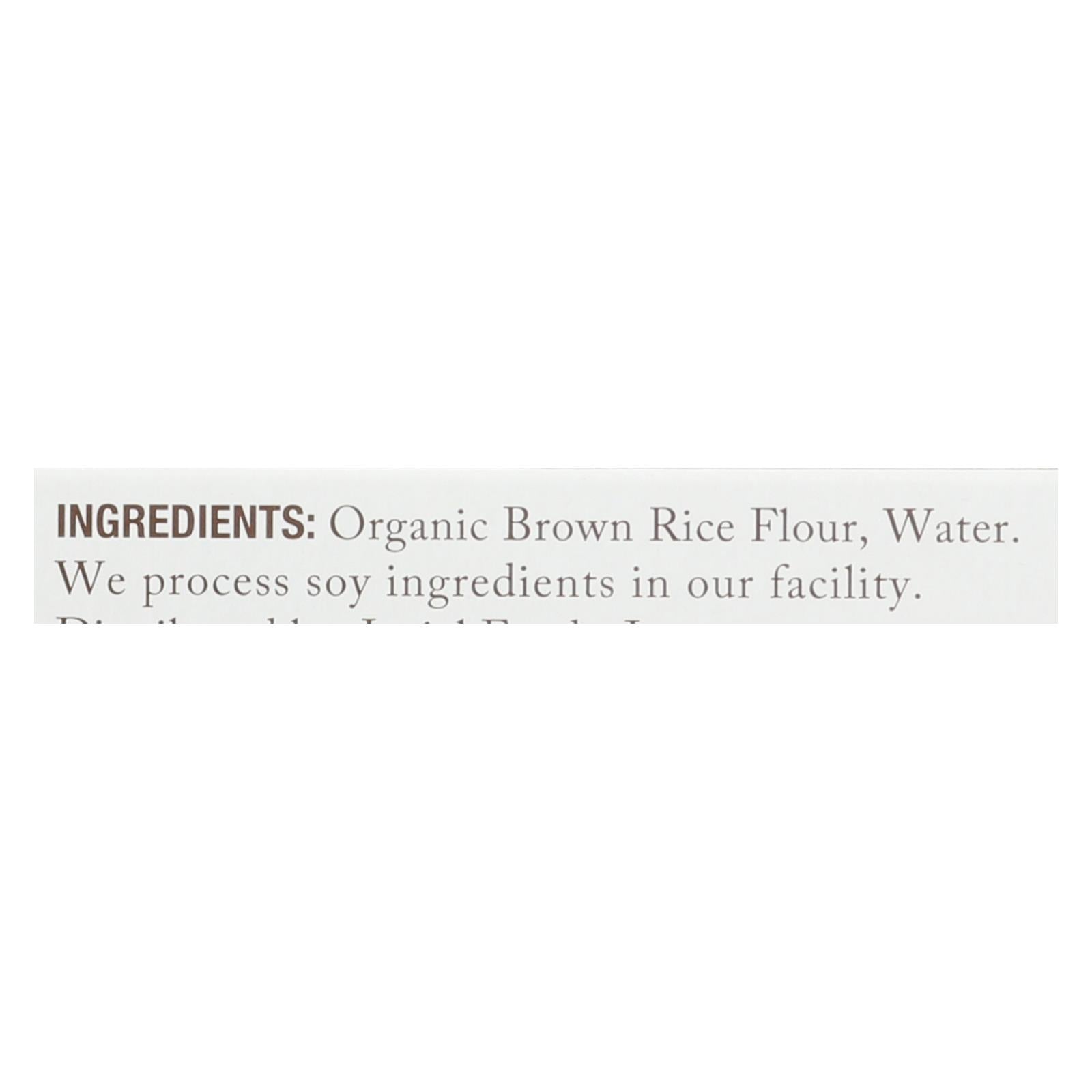 Jovial - Organic Brown Rice Pasta - Fettuccine - Case Of 12 - 12 Oz. - Maras Green