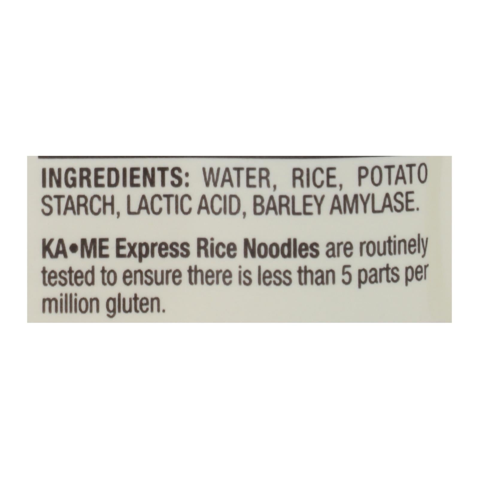 Ka - me Pad Thai Express Rice Noodles - Case Of 6 - 10.6 Oz - Maras Green