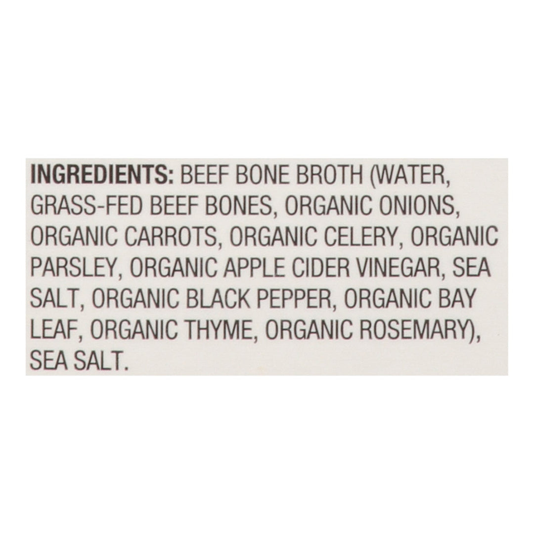 Kettle And Fire - Bone Broth Beef Rgentv - Case Of 6 - 16.9 Oz - Maras Green