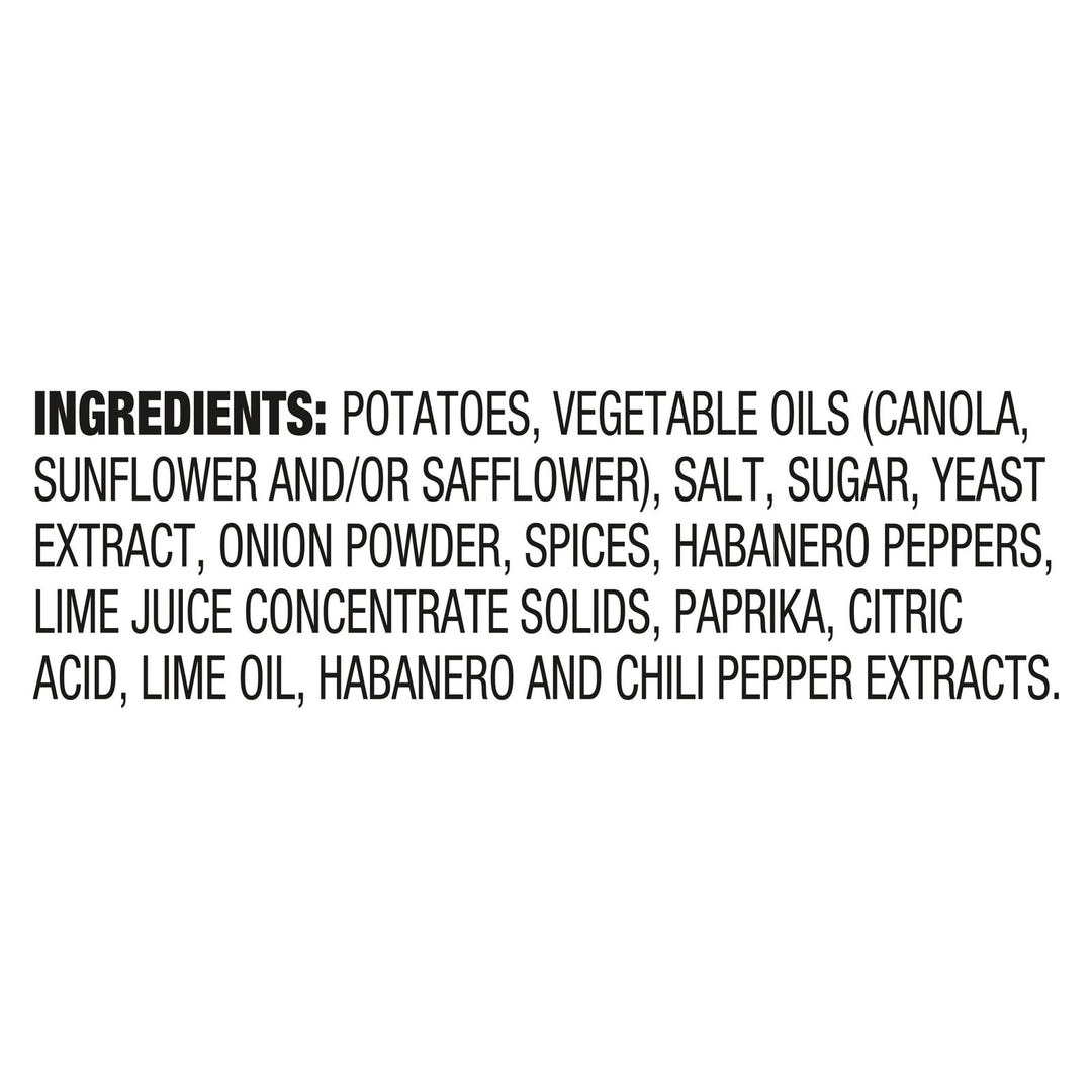 Kettle Brand - Chips Krinkle Hab Lime - Case Of 15 - 5 Oz - Maras Green