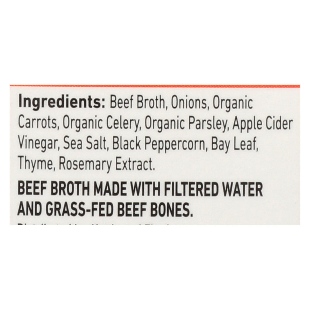 Kettle & Fire Beef Bone Broth - Case Of 6 - 16.9 Oz - Maras Green