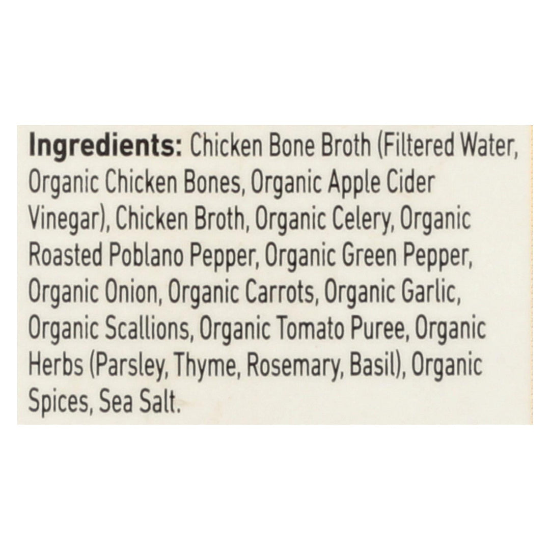 Kettle & Fire Chicken Bone Broth - Case Of 6 - 16.9 Oz - Maras Green