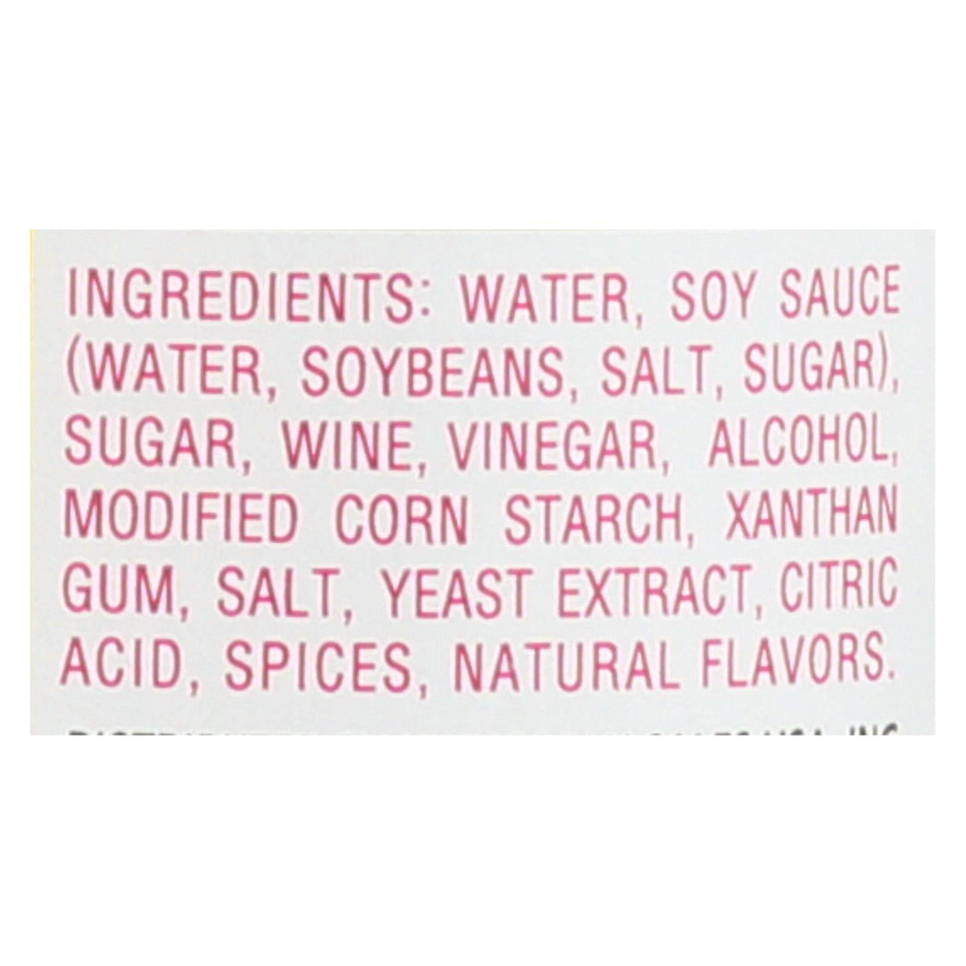 Kikkoman Soy Sauce - Less Sodium - Case Of 6 - 10 Fl Oz. - Maras Green