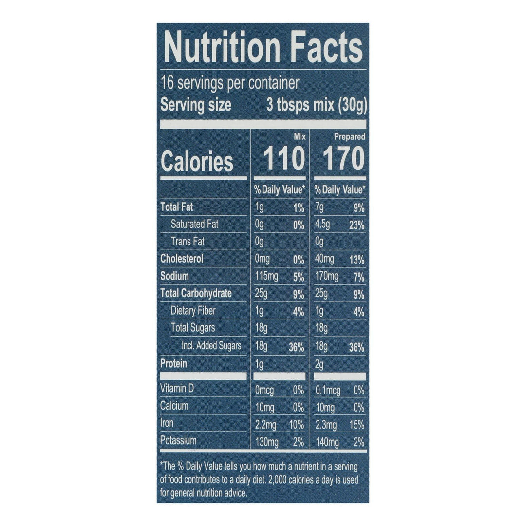 King Arthur Brownie Mix - Case of 6 - 17 oz. - Maras Green