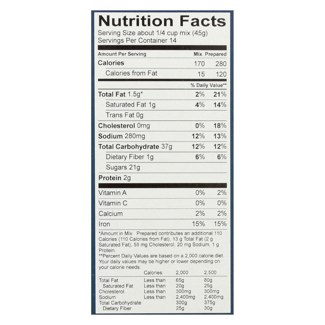 King Arthur Chocolate Cake - Case Of 6 - 22 Oz. - Maras Green