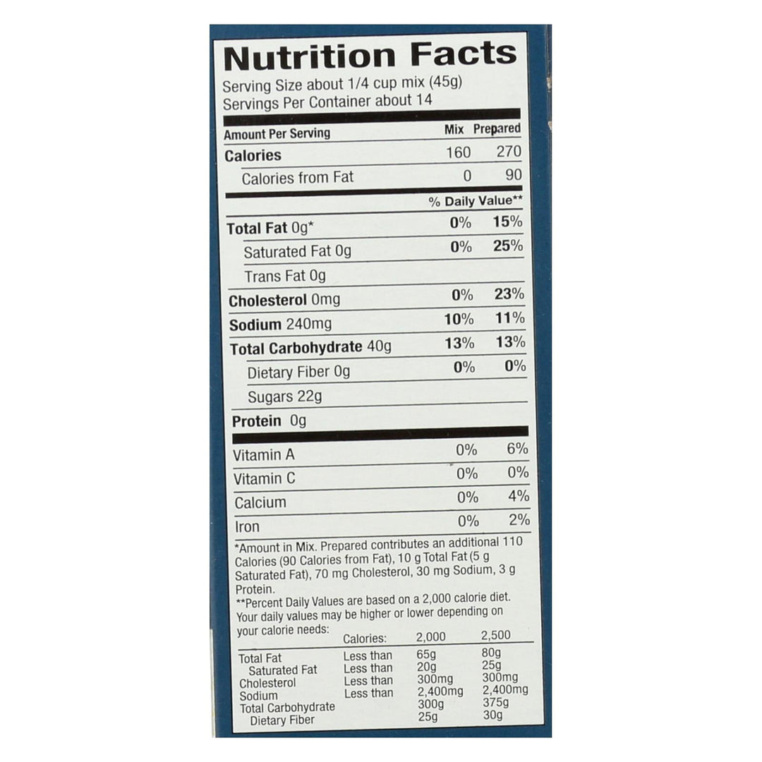 King Arthur Yellow Cake Mix - Case Of 6 - 22 Oz. - Maras Green