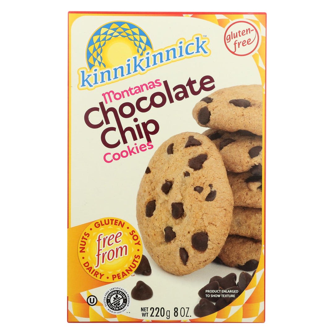 Kinnikinnick Cookies - Chocolate Chip - Case Of 6 - 8 Oz. - Maras Green