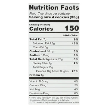 Kinnikinnick Cookies - Chocolate Chip - Case Of 6 - 8 Oz. - Maras Green