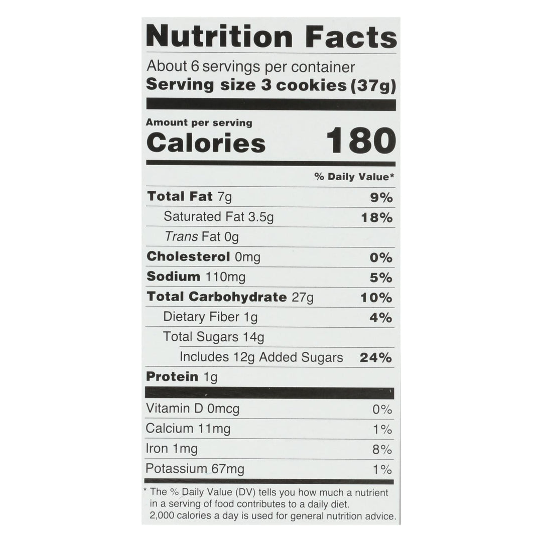 Kinnikinnick Creme Cookie - Case Of 6 - 8 Oz. - Maras Green