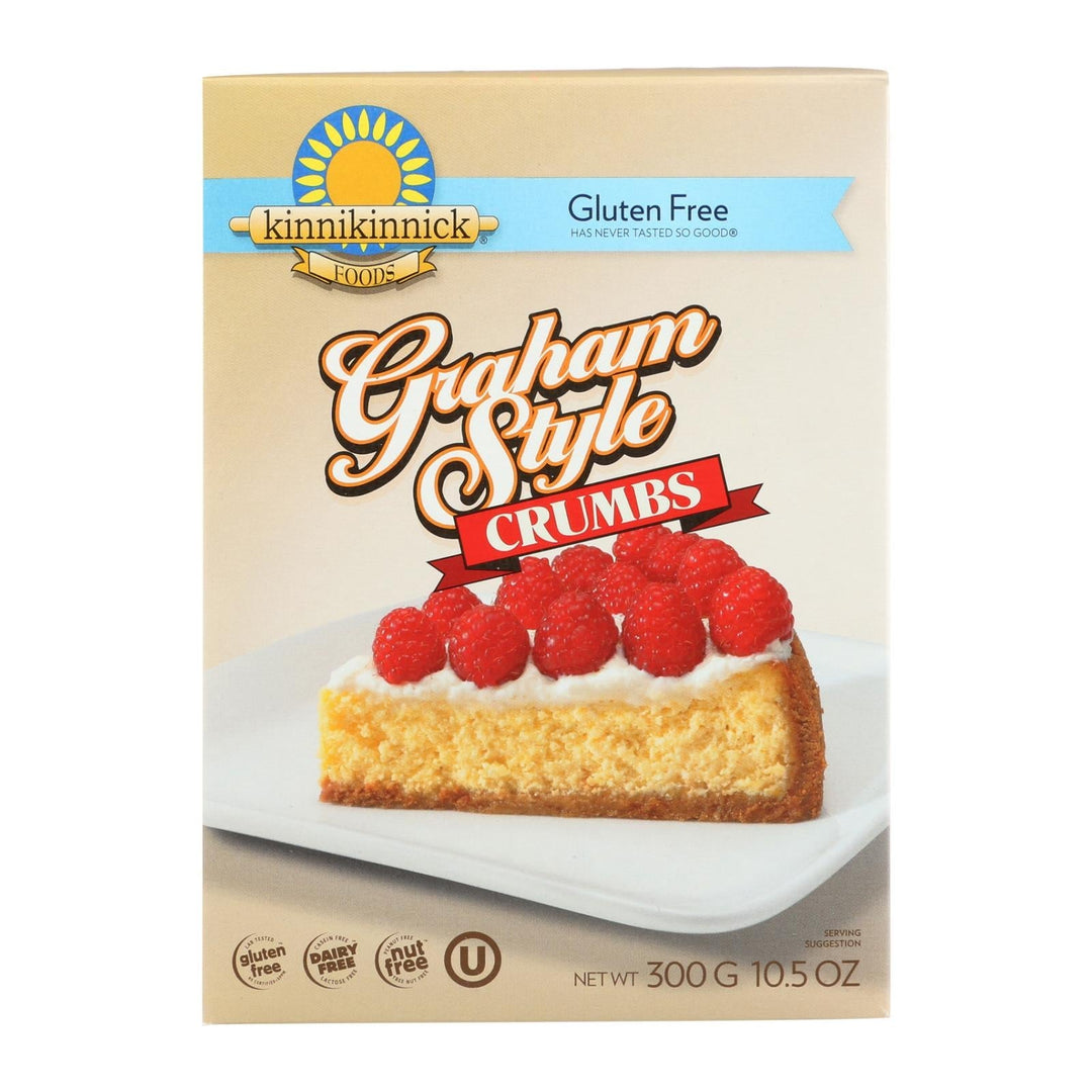 Kinnikinnick Graham Style Crumbs - Case Of 6 - 10.5 Oz. - Maras Green