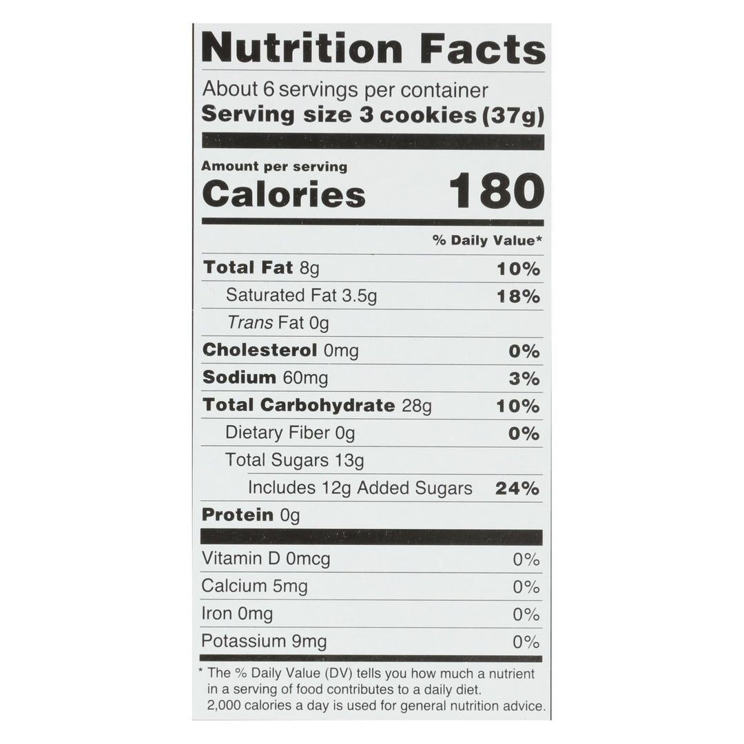 Kinnikinnick Vanilla Creme Sandwich Cookies - Case Of 6 - 8 Oz. - Maras Green