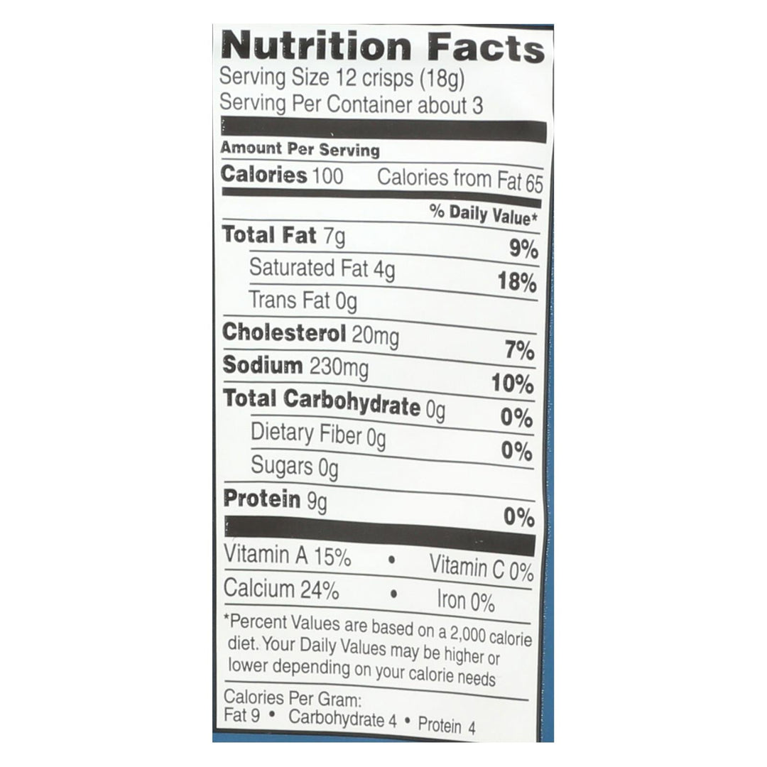 Kitchen Table Bakers Parm Crisps - Original Parmesan - Case Of 12 - 1.75 Oz. - Maras Green