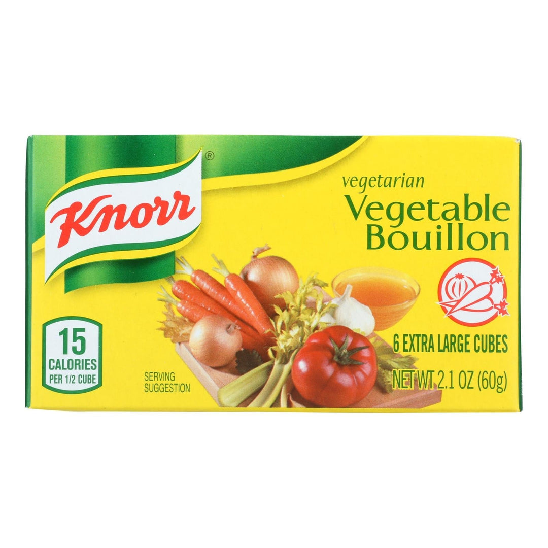 Knorr Bouillon Cubes - Vegetable - Extra Large - 2.13 Oz - Case Of 24 - Maras Green
