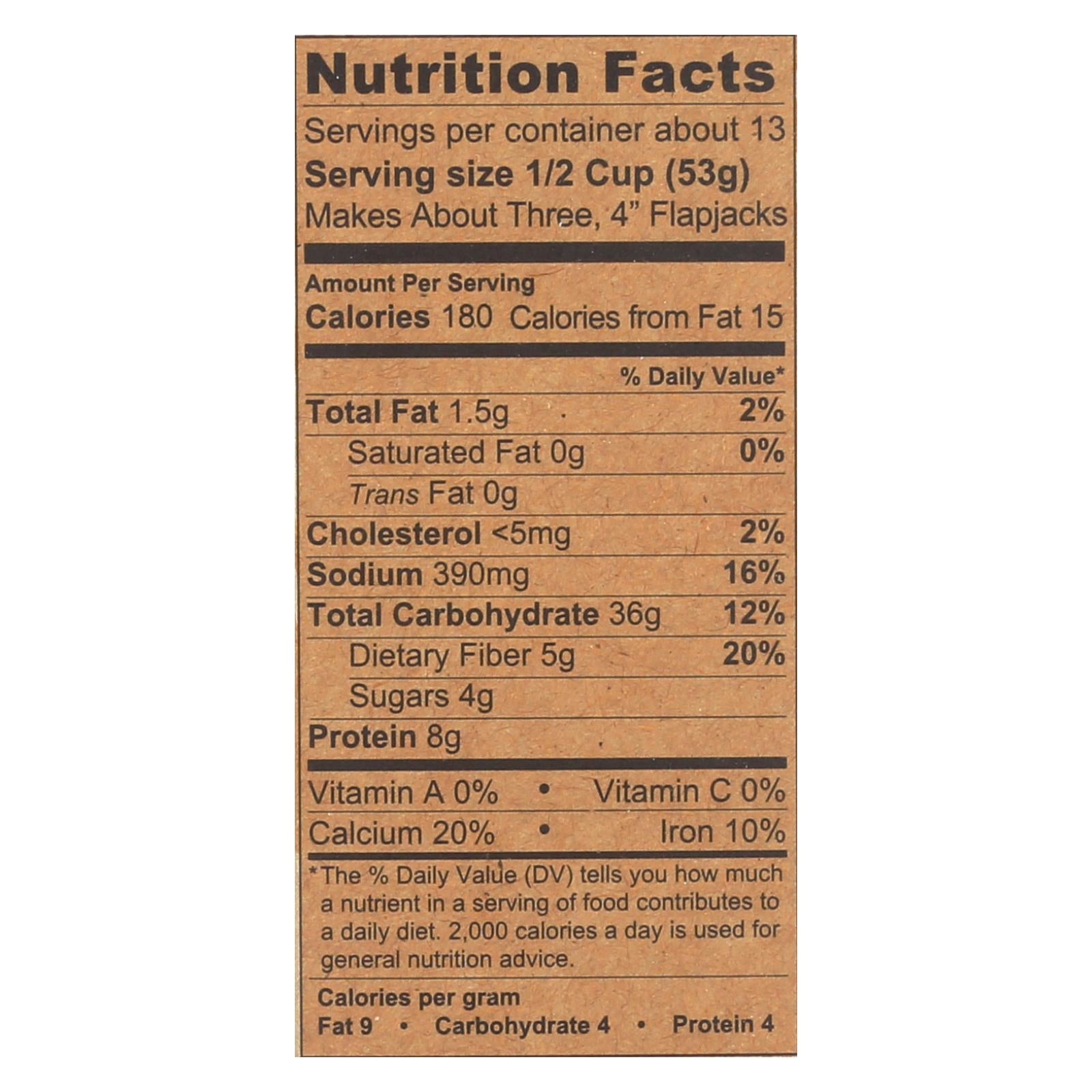 Kodiak Cakes Flapjack And Waffle Mix - Buttermilk And Honey - Case Of 6 - 24 Oz. - Maras Green