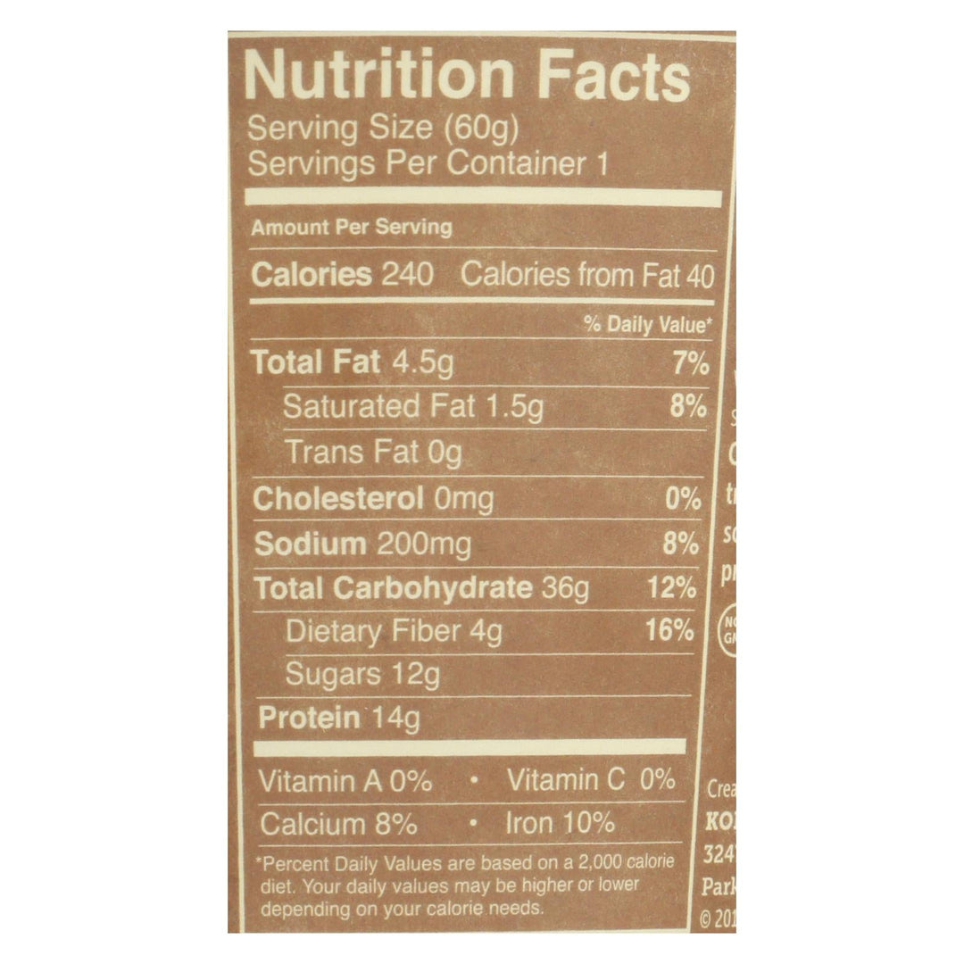 Kodiak Cakes Oatmeal - Case Of 12 - 2.12 Oz - Maras Green