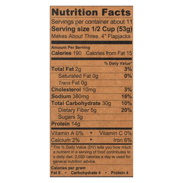 Kodiak Cakes Power Cakes Flapjack & Waffle Mix - Case Of 6 - 20 Oz - Maras Green