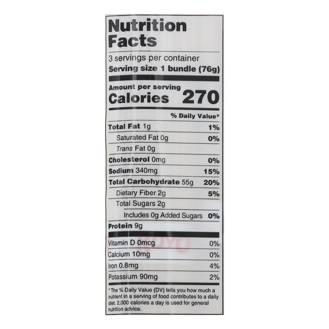 Koyo Organic Round Udon Noodles - Case Of 12 - 8 Oz - Maras Green