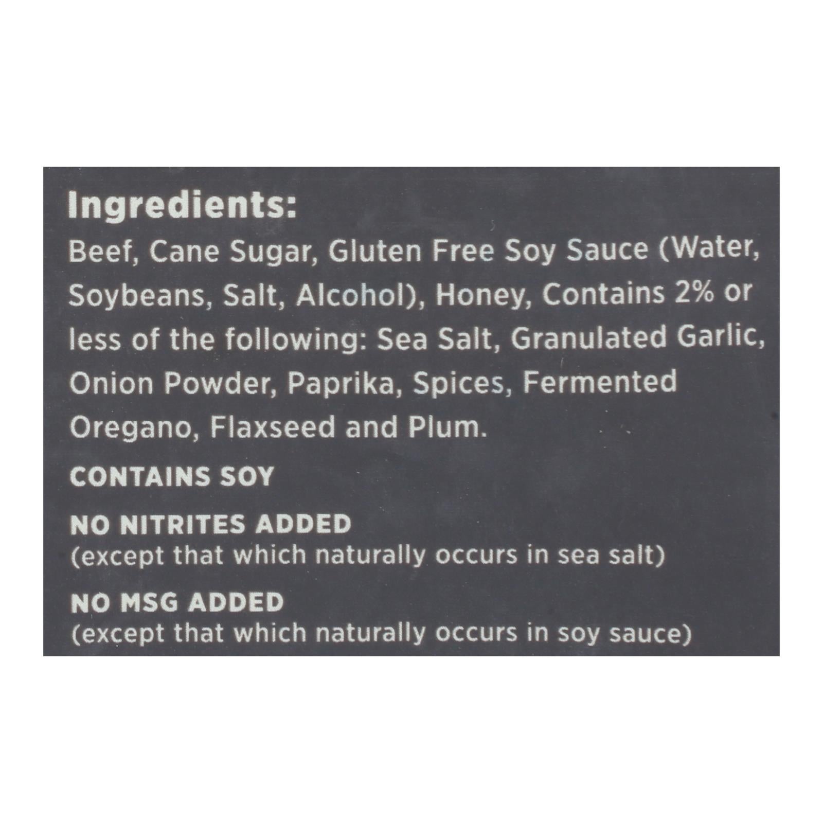 Krave Beef Jerky - Sea Salt Original - Case Of 8 - 2.7 Oz - Maras Green
