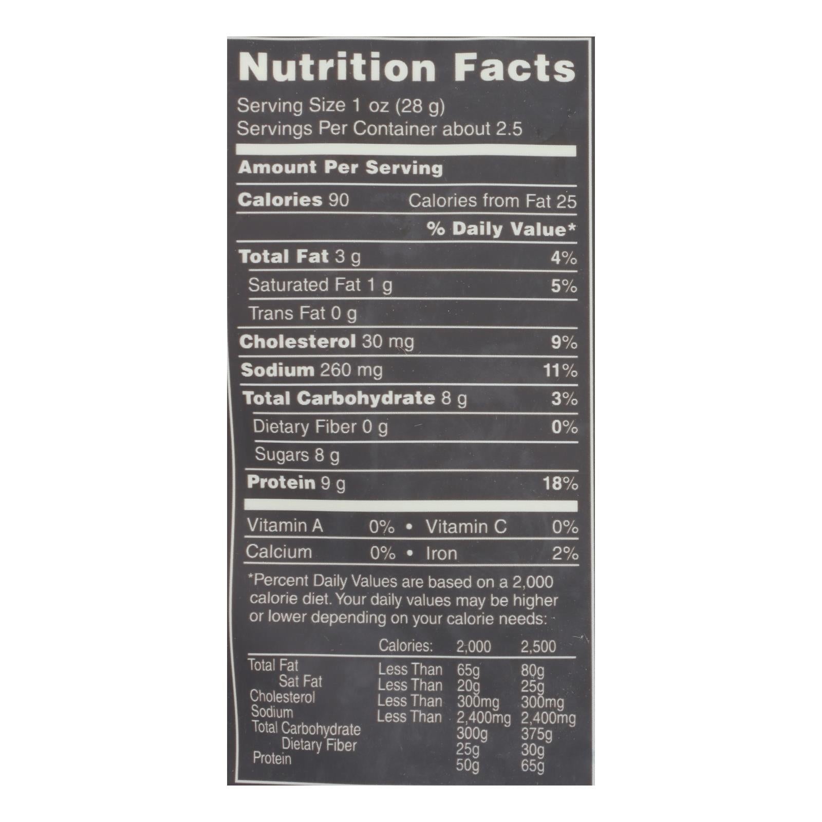 Krave Pork Jerky - Black Cherry Barbeque - Case Of 8 - 2.7 Oz. - Maras Green