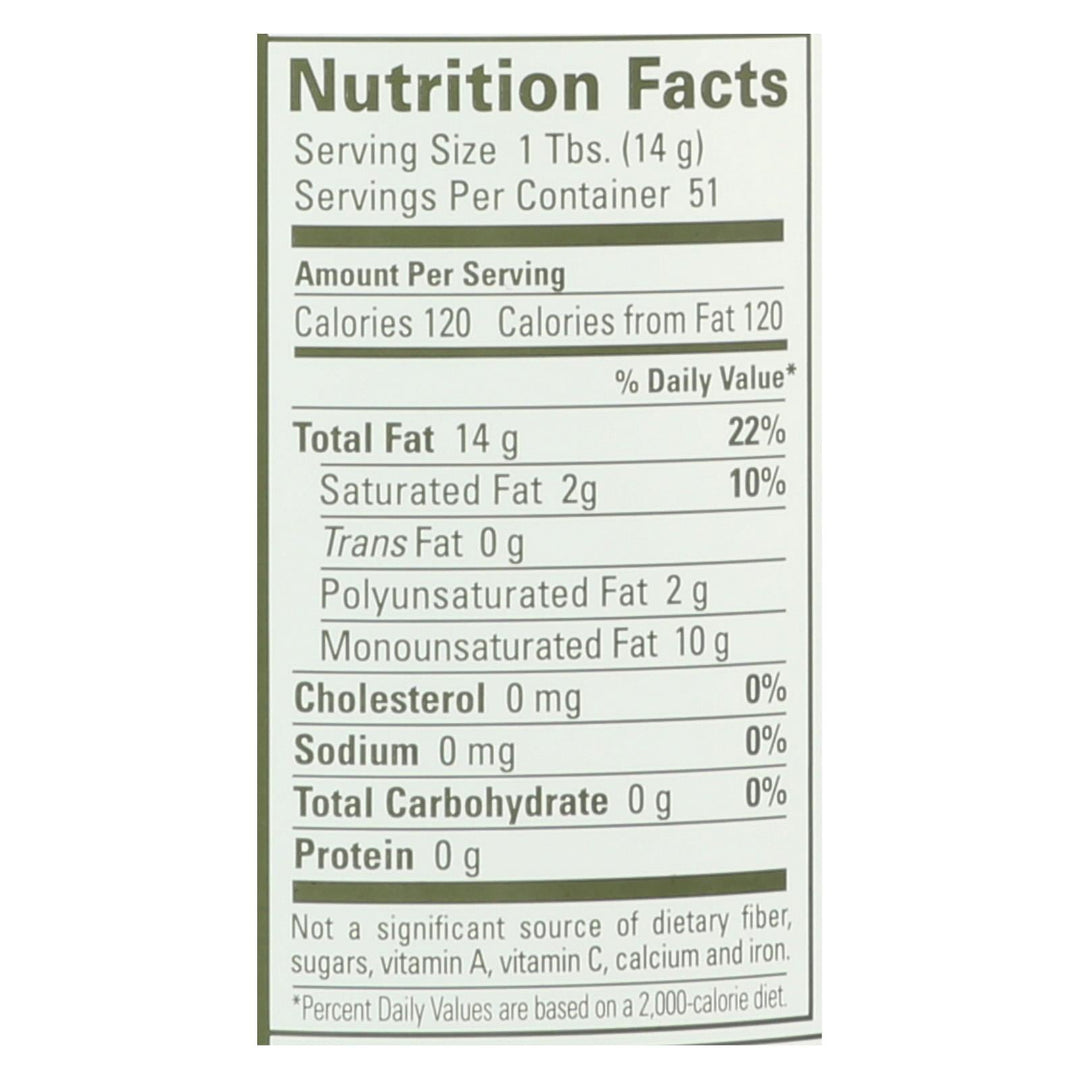 La Tourangelle Organic Extra Virgin Olive Oil - Case Of 6 - 25.4 Fl Oz. - Maras Green