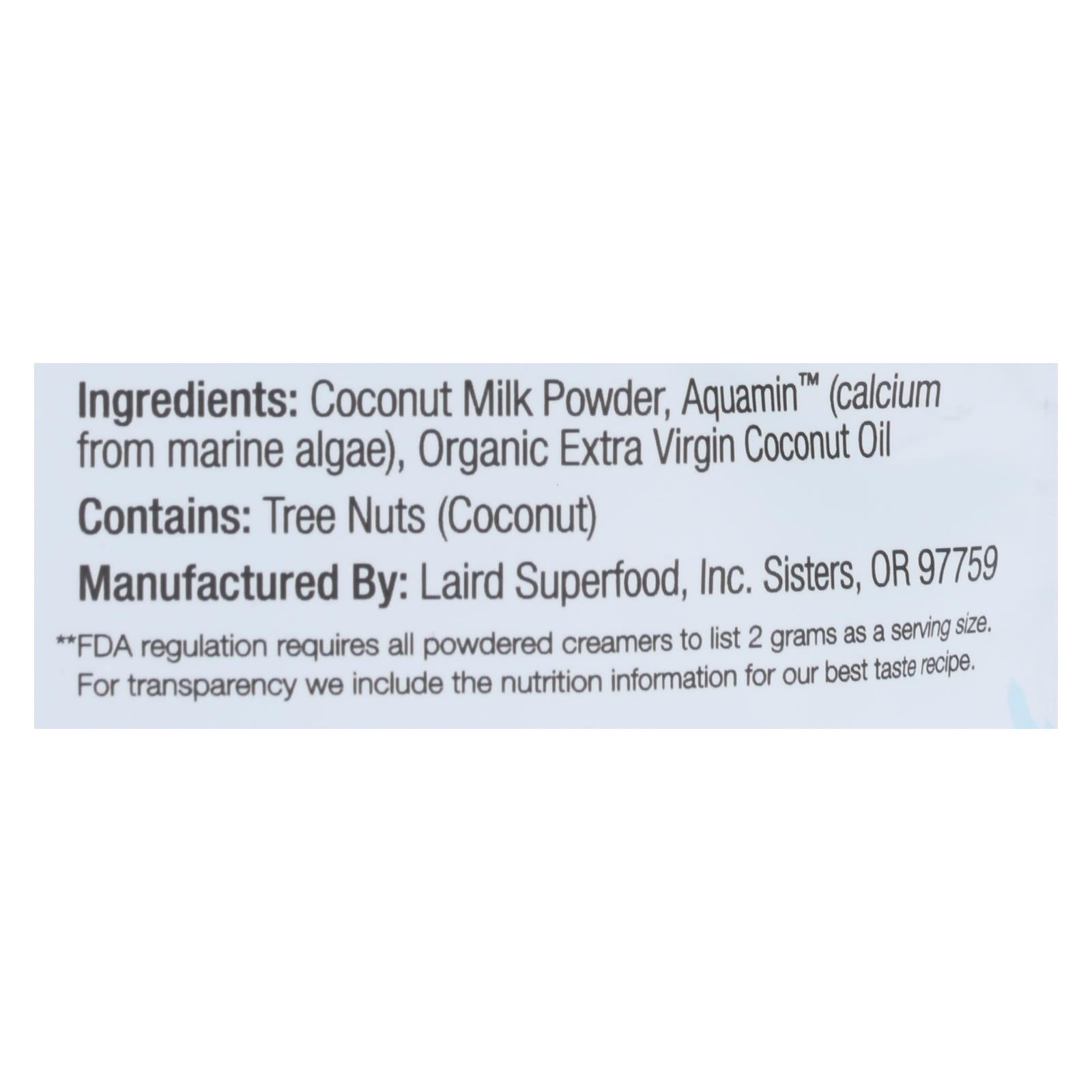 Laird Superfood - Superfood Creamer Unsweetened - Case Of 6 - 8 Oz - Maras Green