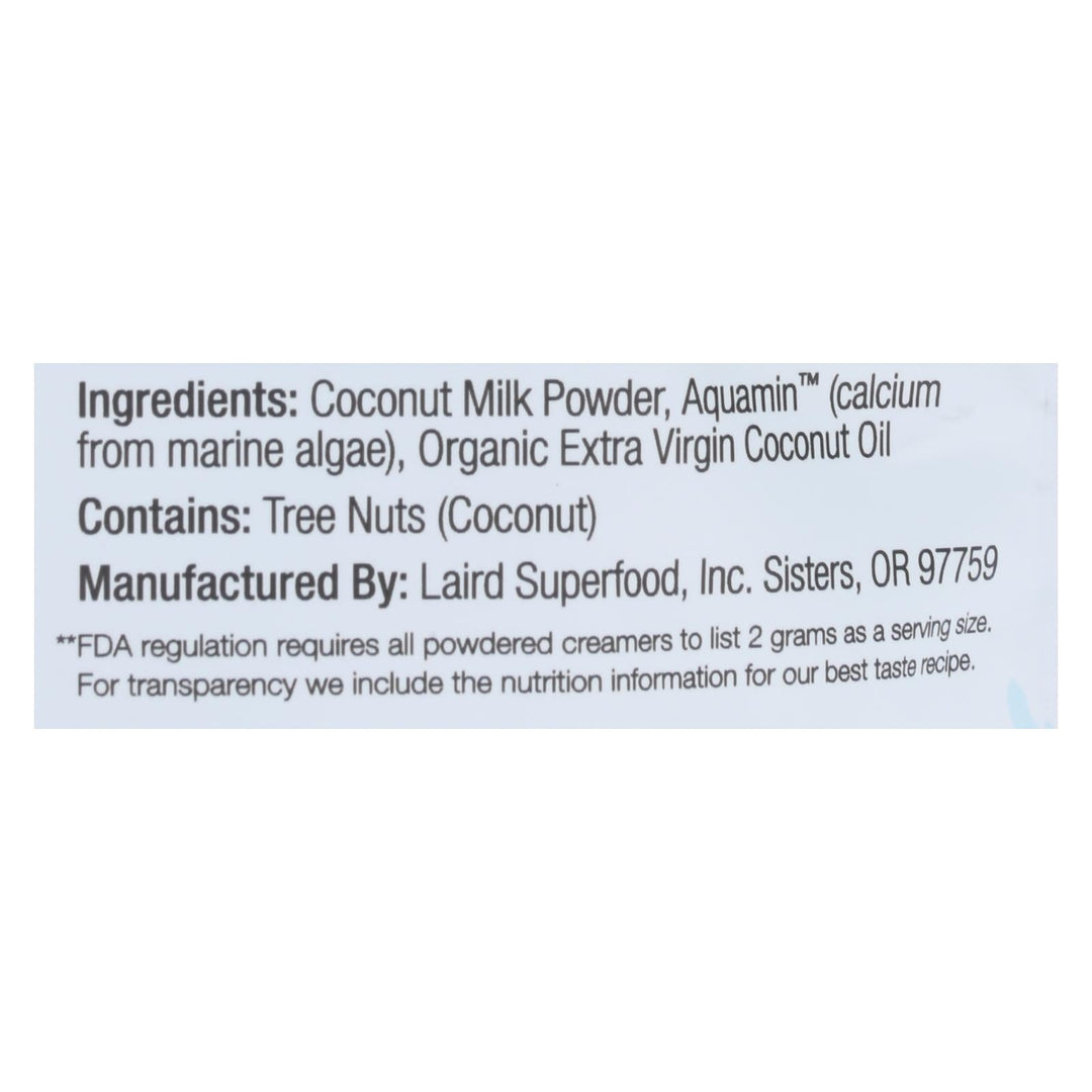 Laird Superfood - Superfood Creamer Unsweetened - Case Of 6 - 8 Oz - Maras Green