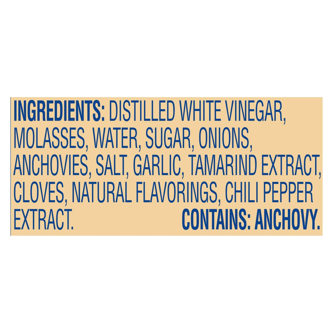 Lea & Perrin Worcestershire Sauce - Case Of 12 - 10 Fz - Maras Green