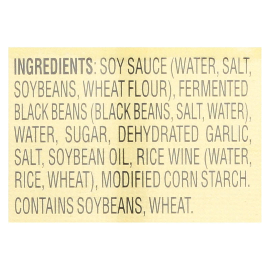 Lee Kum Kee Sauce - Black Bean Garlic - Case Of 6 - 8 Oz. - Maras Green