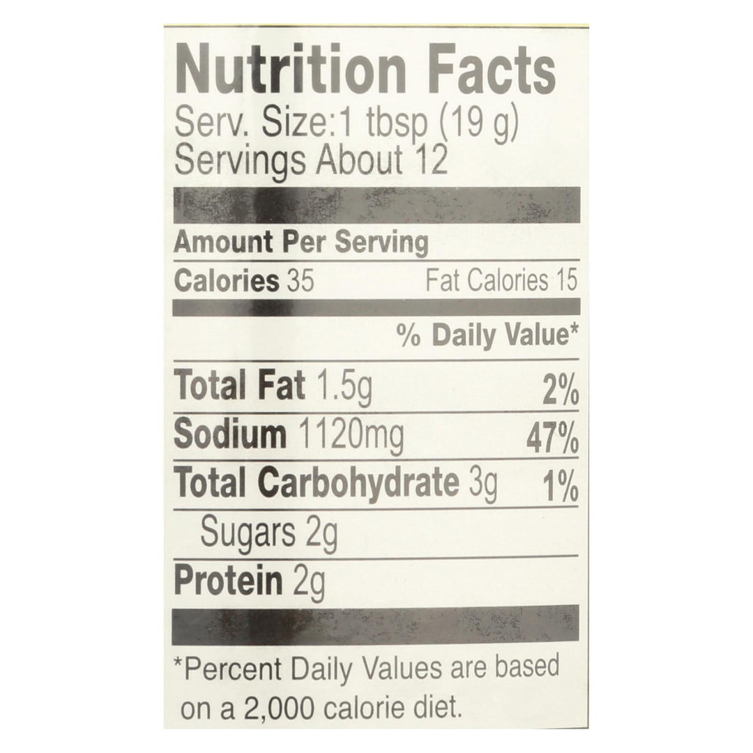 Lee Kum Kee Sauce - Black Bean Garlic - Case Of 6 - 8 Oz. - Maras Green