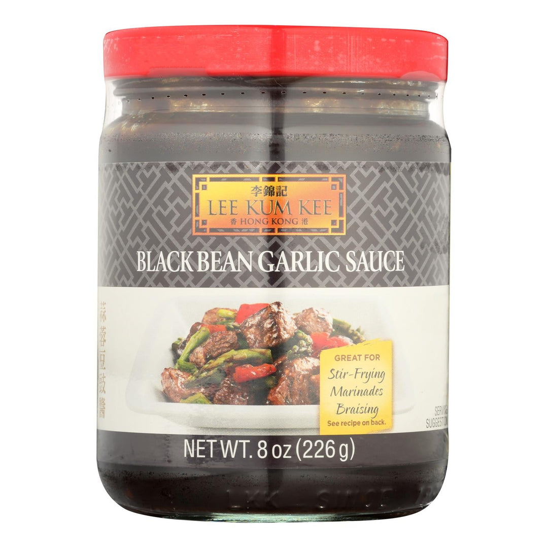 Lee Kum Kee Sauce - Black Bean Garlic - Case Of 6 - 8 Oz. - Maras Green