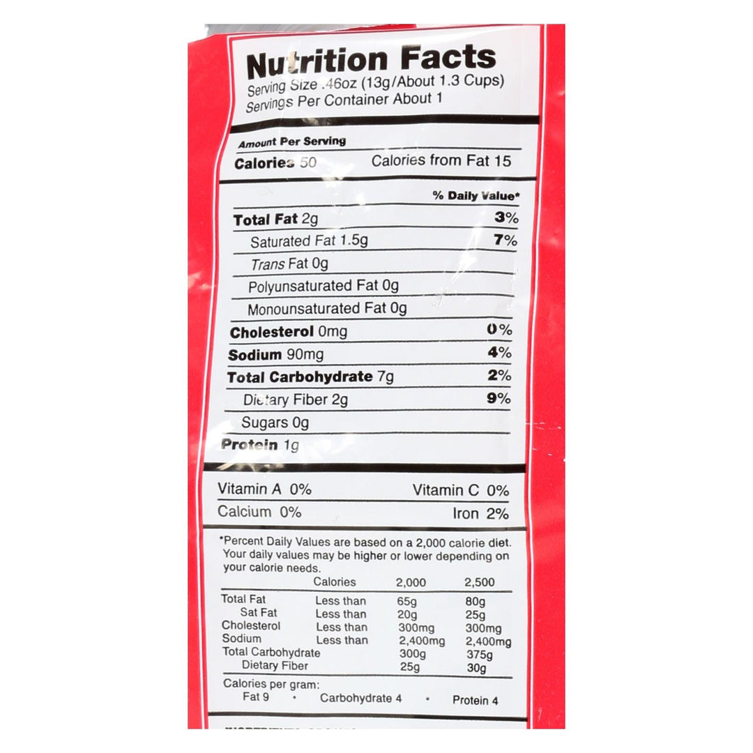 Lesser Evil Organic Air Popped Popcorn - Himalayan Pink - Case Of 12 - 8/.46 Oz - Maras Green