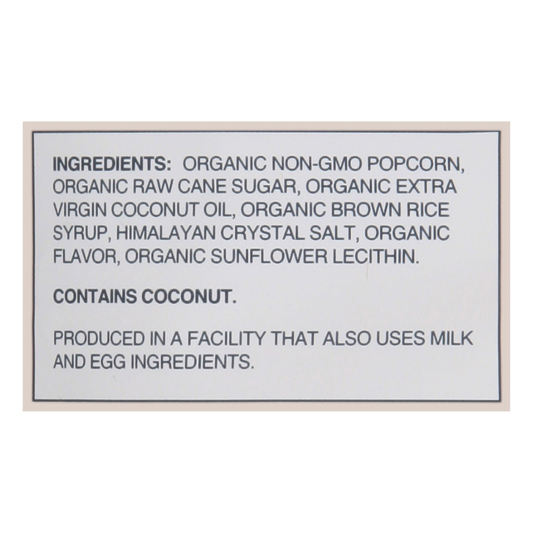 Lesser Evil - Popcorn Himlyn Swtness - Case Of 12 - 6.4 Oz - Maras Green