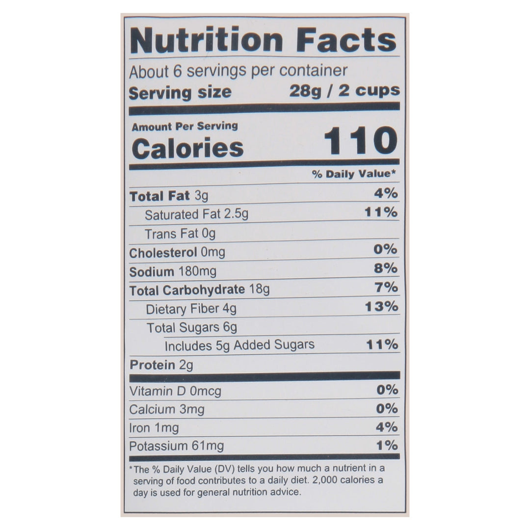 Lesser Evil - Popcorn Himlyn Swtness - Case Of 12 - 6.4 Oz - Maras Green