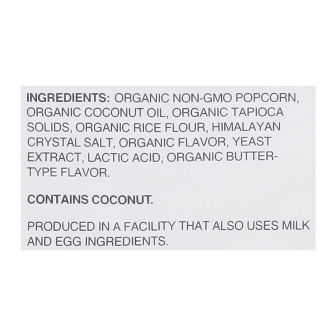 Lesser Evil - Popcorn No Chs Chsiness - Case Of 12 - 4.6 Oz - Maras Green