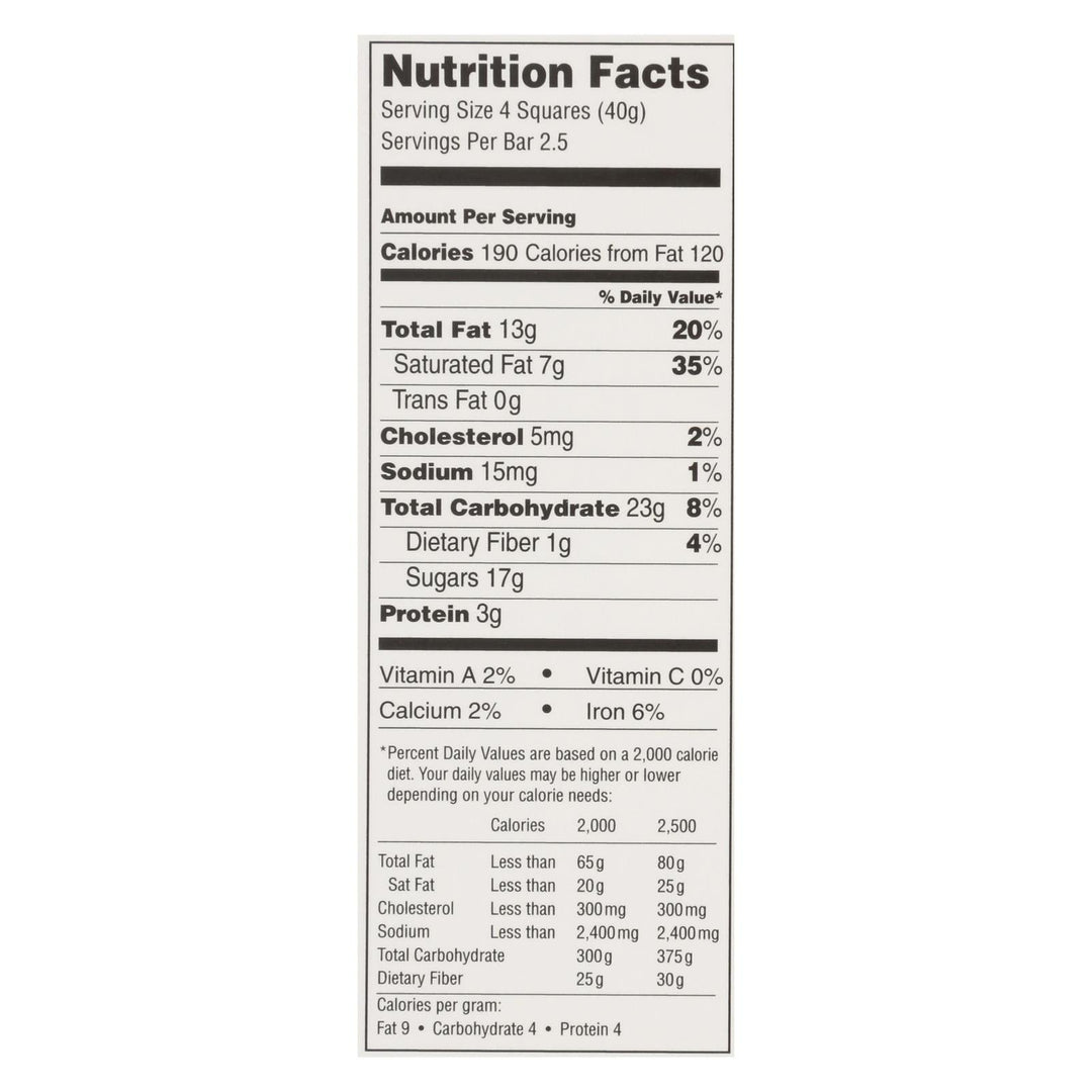 Lindt - Bar Chocolate Excel Orange - Case Of 12 - 3.5 Oz - Maras Green