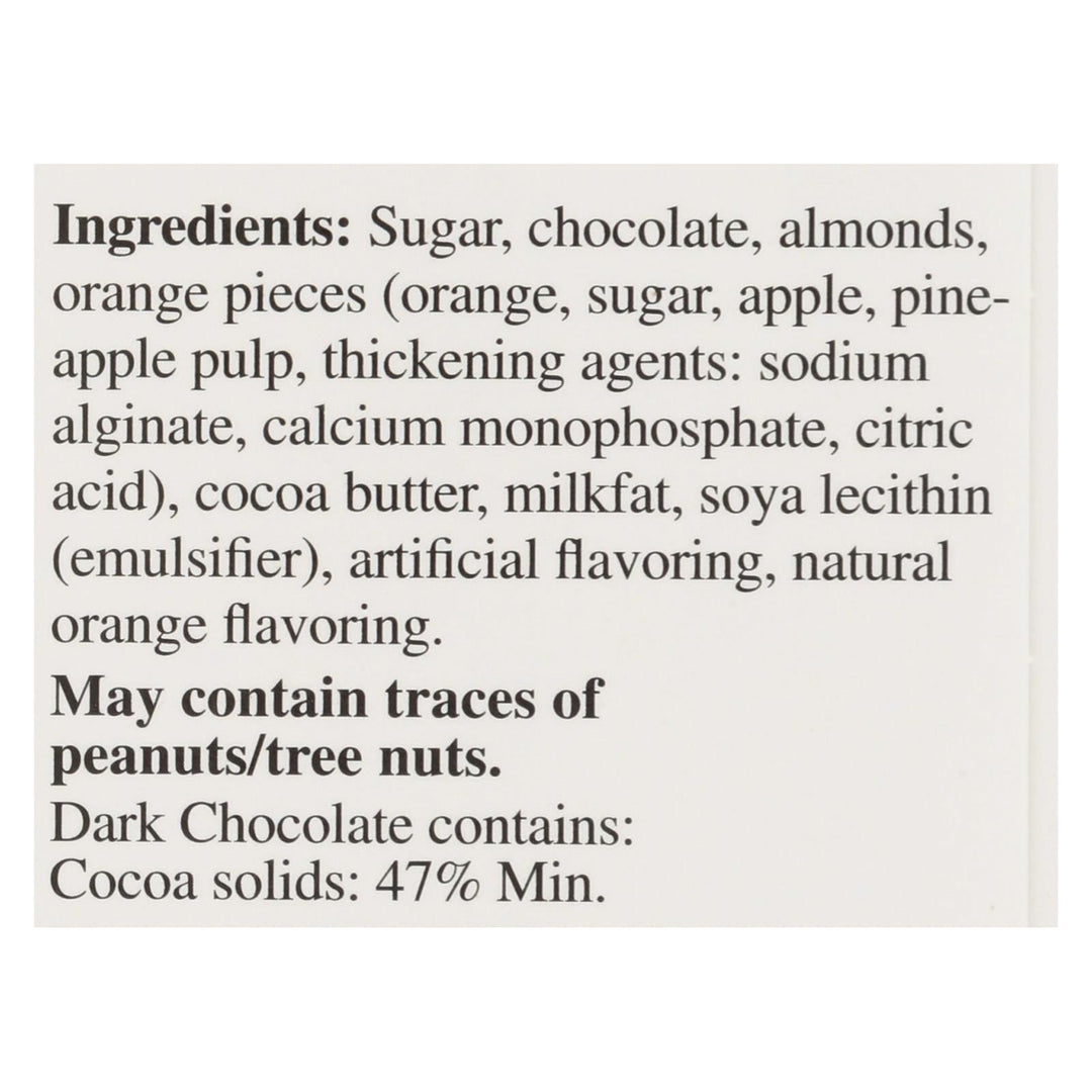 Lindt - Bar Chocolate Excel Orange - Case Of 12 - 3.5 Oz - Maras Green