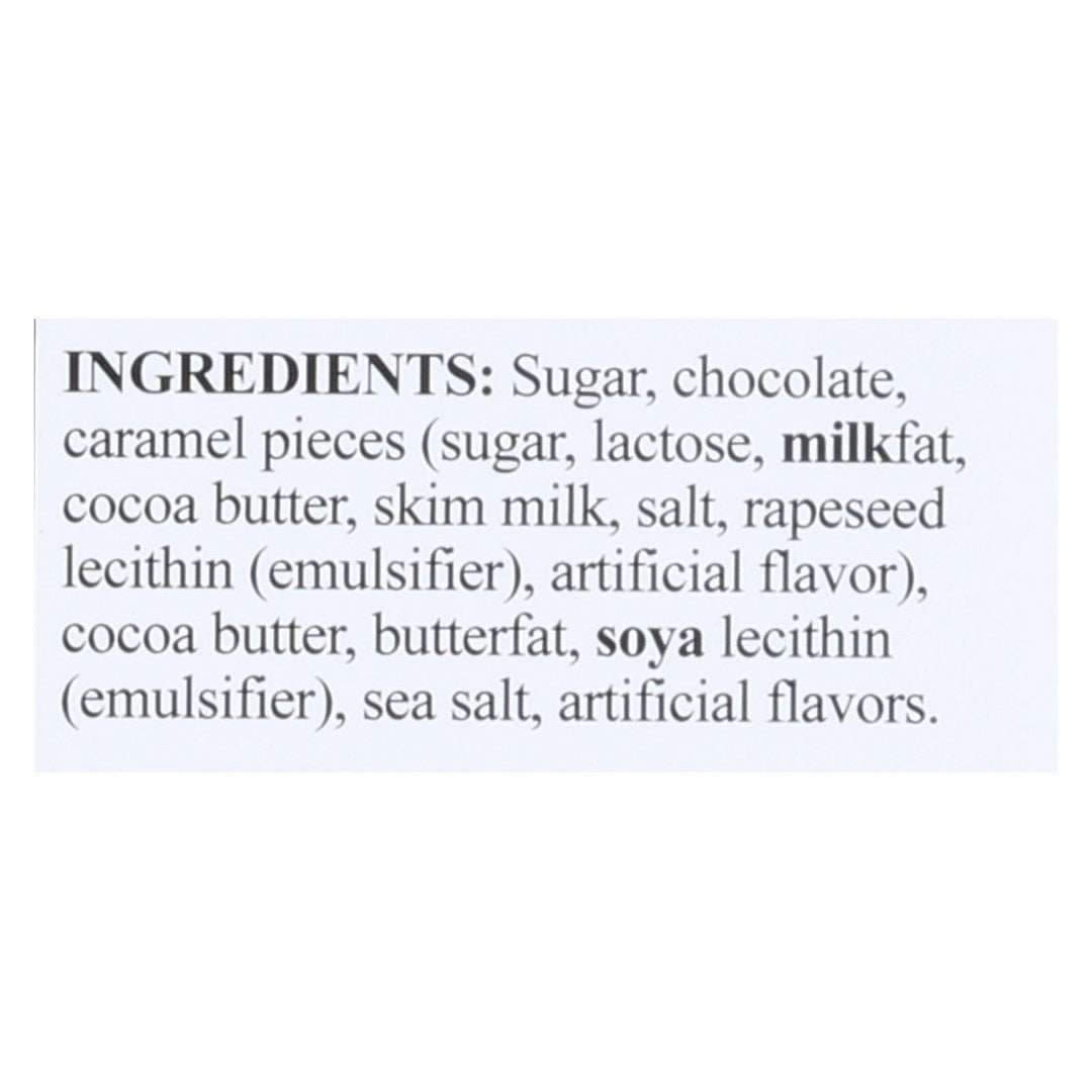 Lindt Excellence Caramel With A Touch Of Sea Salt Dark Chocolate - Case Of 12 - 3.5 Oz - Maras Green