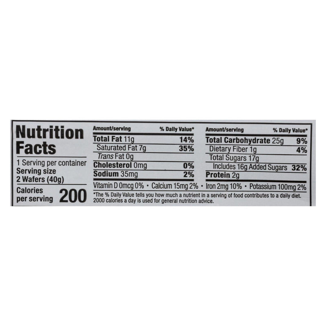 Little Secrets Crispy Wafer - Peanut Butter In Dark Chocolate - Case Of 12 - 1.4 Oz. - Maras Green