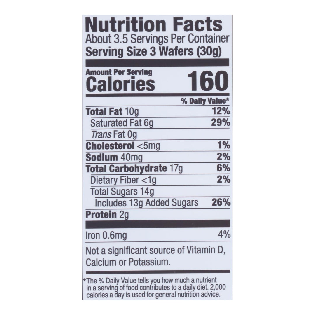 Little Secrets - Crispy Wafrs Milk Chocolate Sea Salt - Case Of 6 - 3.5 Oz - Maras Green